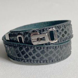 Fossil Emerald Double Wrap Bracelet